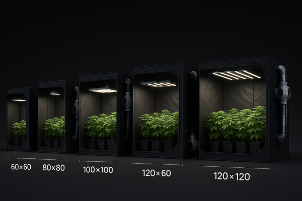 Zeltgrößen‑Vergleich: Welche Growbox passt zu dir? Ein Leitfaden für Einsteiger - Zeltgrößen‑Vergleich: Welche Growbox passt zu dir? Ein Leitfaden für Einsteiger