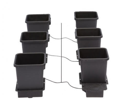 Autopot System, 1Pot 6 Töpfe 15l mit Schlauch ohne Tank