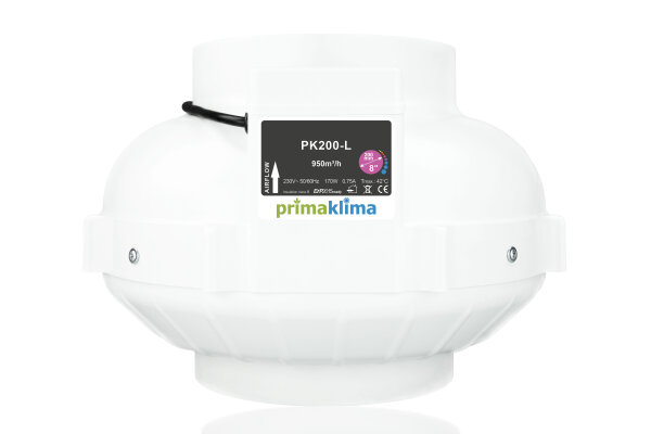 Prima Klima I Speed radial Ventilator 200L 950m³/h