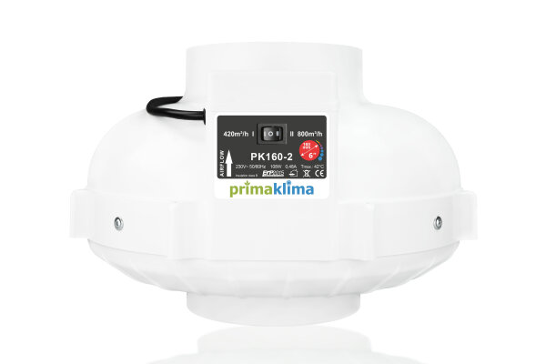 Prima Klima II Speed Radial Ventilator 160 420-800m3/h