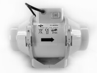 Taifun 2 Speed Inline Ventilator 145/187m³/h 100mm...