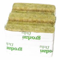 Grodan Steinwollblock 10x10x6,5cm VE 216stk großes Loch