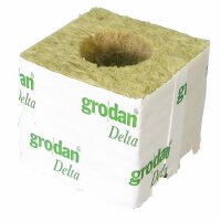 Grodan Steinwollblock 7.5 x 7.5, gr. Loch VE384 Stk.