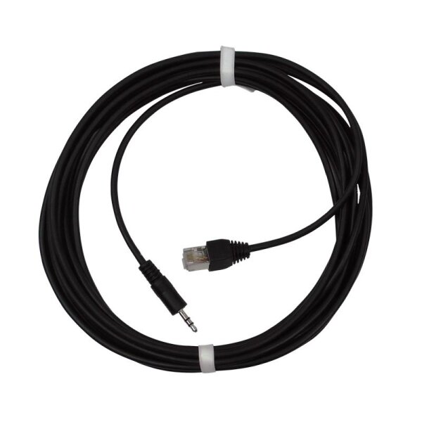 GrowControl RJ45 Kabel auf Klinke 3,5mm Schwarz 5m