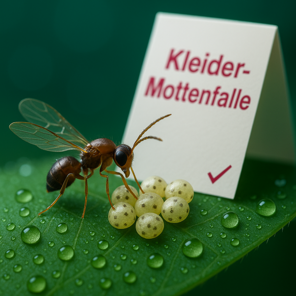 Trichogr. g.Textilmotten 6 Lief. je 12 Kärtchen +2Falle