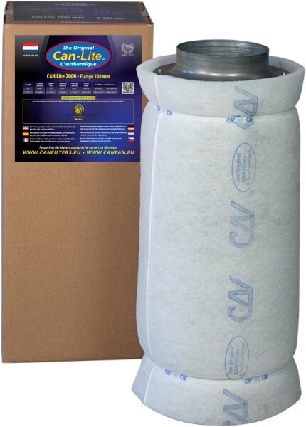 Can Lite Filter 2500m³/h Ø250mm