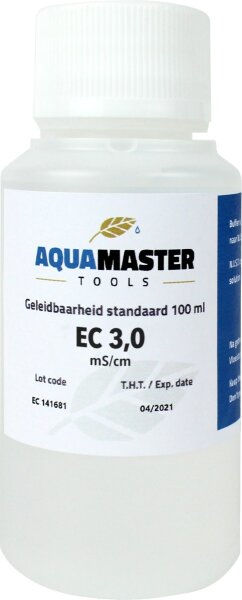 Eichflüssigkeit EC 3,0mS 100ml Flasche
