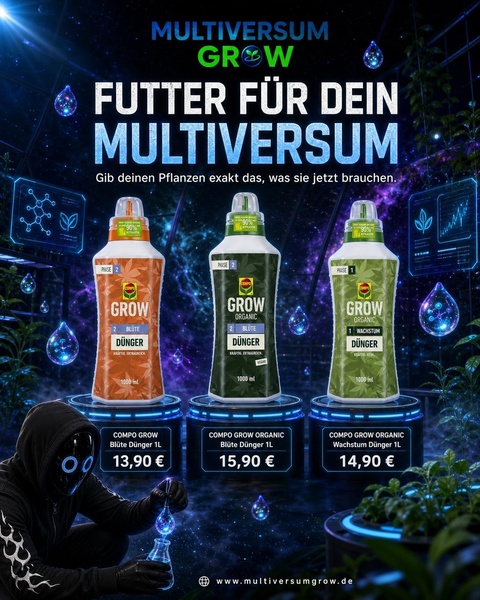 Finde die ideale Nährstoffmischung für deine aktuelle Wachstumsphase. Speichere diesen Pos