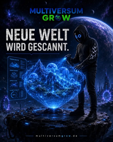 Neue Welt wird gescannt. 🌌🔍💙

KingMad ist heute wieder unterwegs im Grow-Multiversum und p
