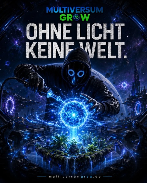 Ohne Licht keine Welt. 🌌💙

KingMad schmiedet heute im Grow-Multiversum eine neue Sonne — d