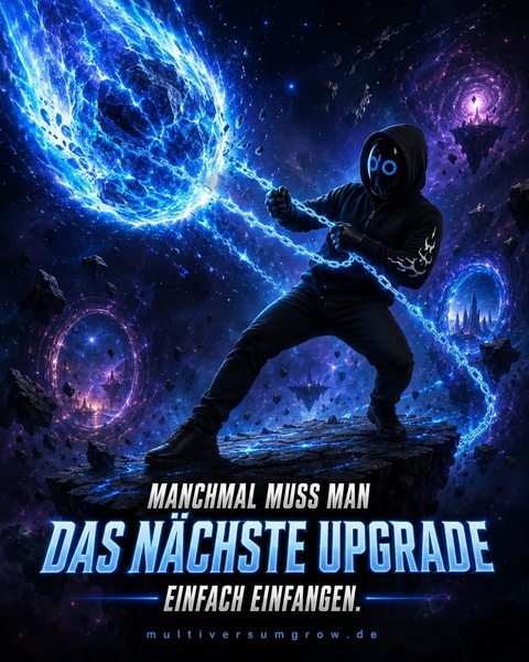 Im Multiversum wartet das nächste Upgrade nicht einfach im Regal. 🌌⚡

Manchmal rast es als