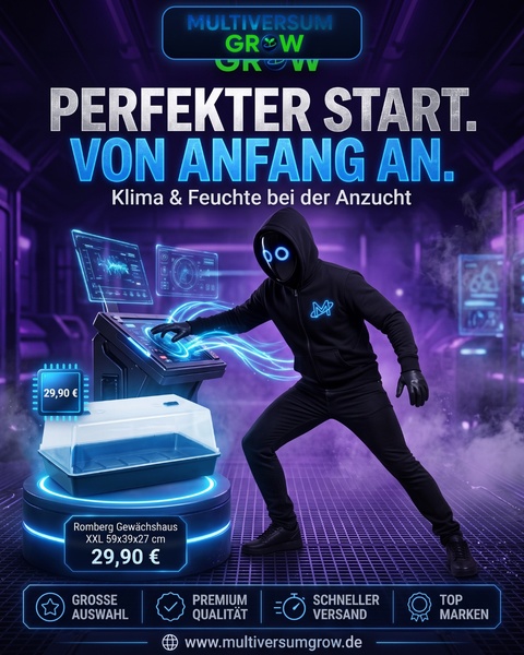 In den ersten Lebenstagen entscheidet die Luftfeuchte über den Erfolg. 🌱

Junge Sämlinge u