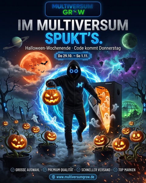 Im Multiversum spukt's 👻

Zwischen Erdsäcken, Töpfen und Anzuchtschalen rumort es. Ab Donn
