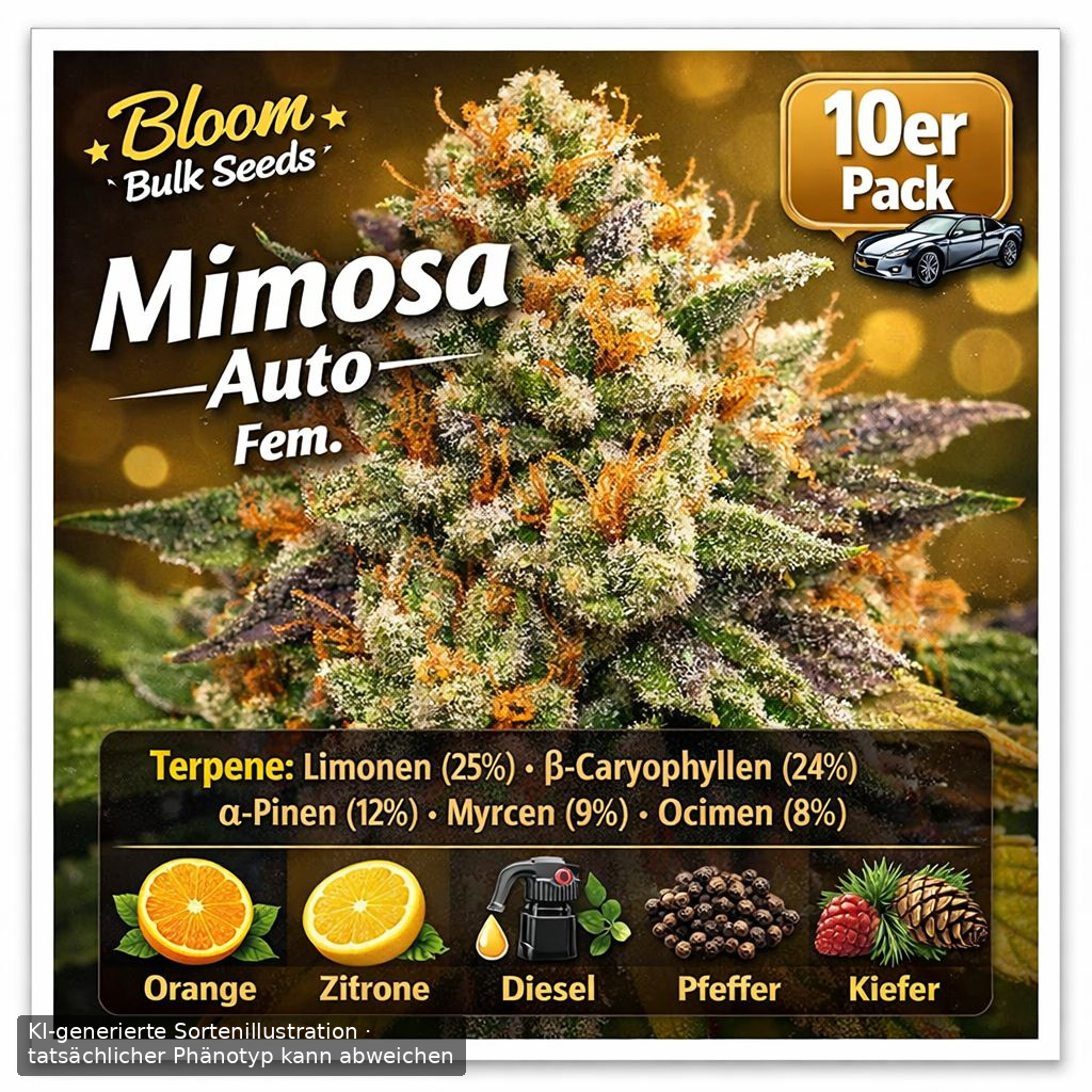 Bloom Bulk Seeds Mimosa Auto Fem 10St. – Ansicht 3