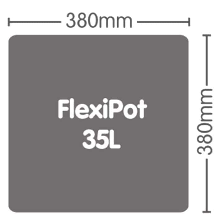 AutoPot Auto5 XL Tray-System mit Garland-Tray 1,2 m und 5 FlexiPot-Töpfen 35 l – Ansicht 3