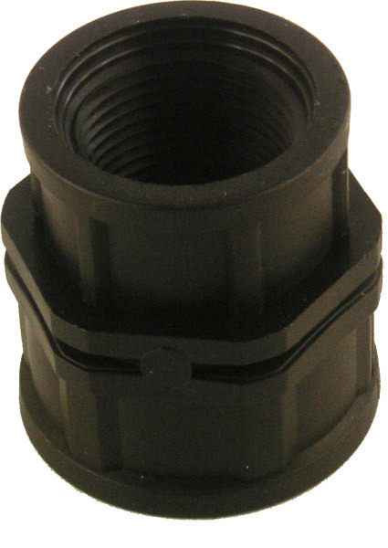 Kupplung PE Ø25,4mm (1 Zoll) I.G. auf Ø19mm (3/4 Zoll) I.G. – Ansicht 2