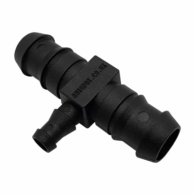 T-Stück 2x Ø16mm 1x Ø9mm PE – Ansicht 2