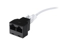 GrowControl RJ45 Kabel Y Verbinder (1x RJ45 Stecker 2xRJ45 Dose) – Ansicht 2