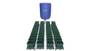 Autopot Komplettsystem, easy2grow 48 (48x 15l Töpfe mit 400 l Flexi-Tank und Schlauch) – Ansicht 2
