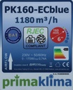 Prima Klima EC Ventilator Blue 1180m³/h PK160ECblue RJEC – Ansicht 3