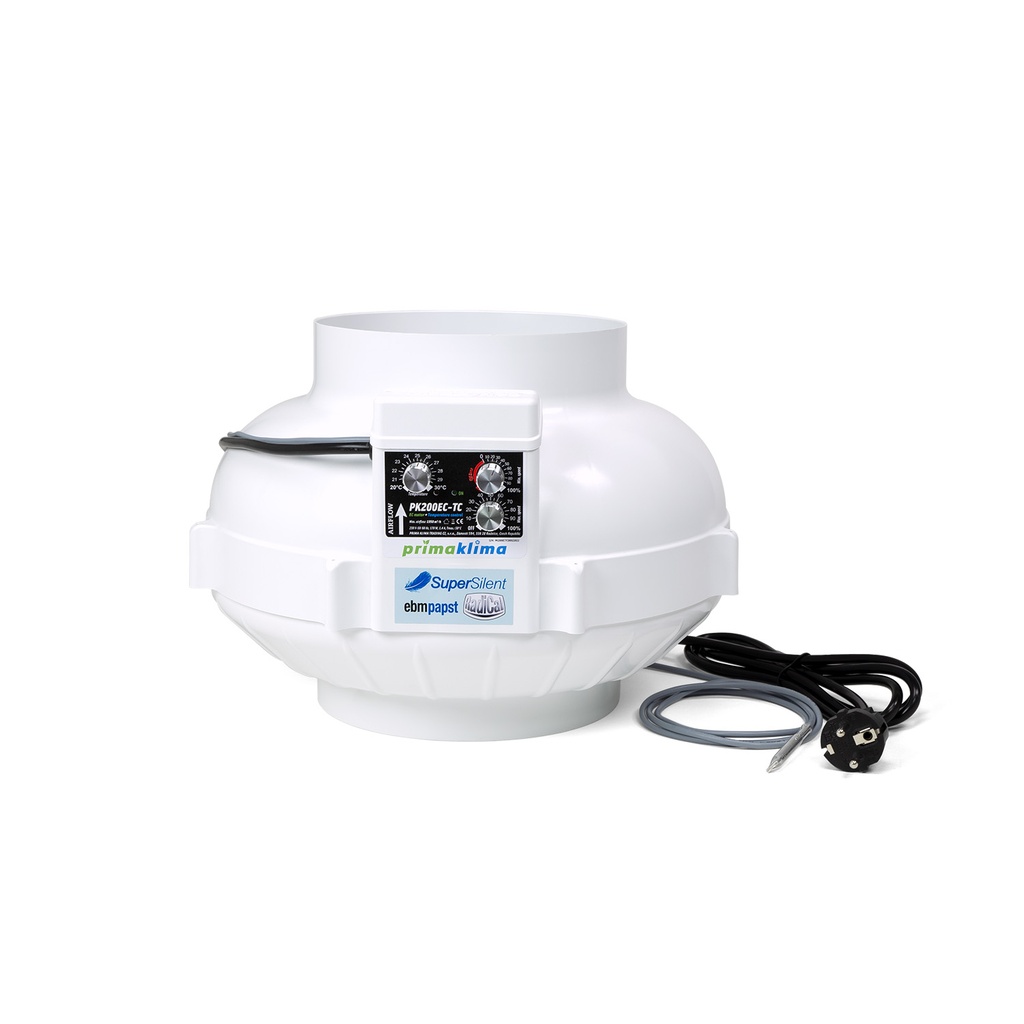 Prima Klima PK200EC-TC (1350 m³/h) mit Temp. Kontrolle – Ansicht 2