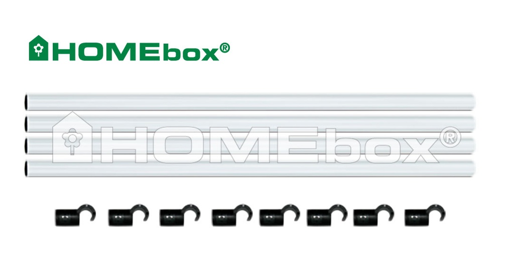 [12659] Homebox Stangen Set 150 Fixture Poles 22mm