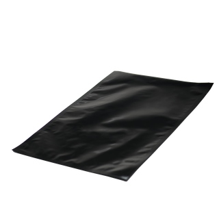 [12496] Bügeltüte Alu 30x50cm Schwarz