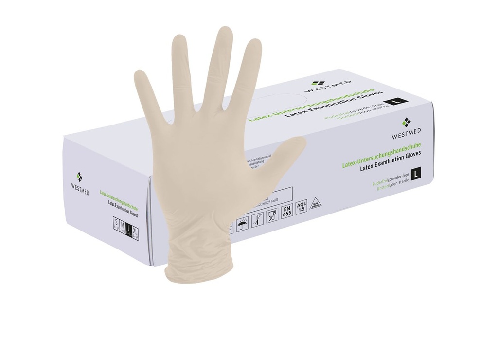 [14685] Einweghandschuhe Latex 100St. (M)