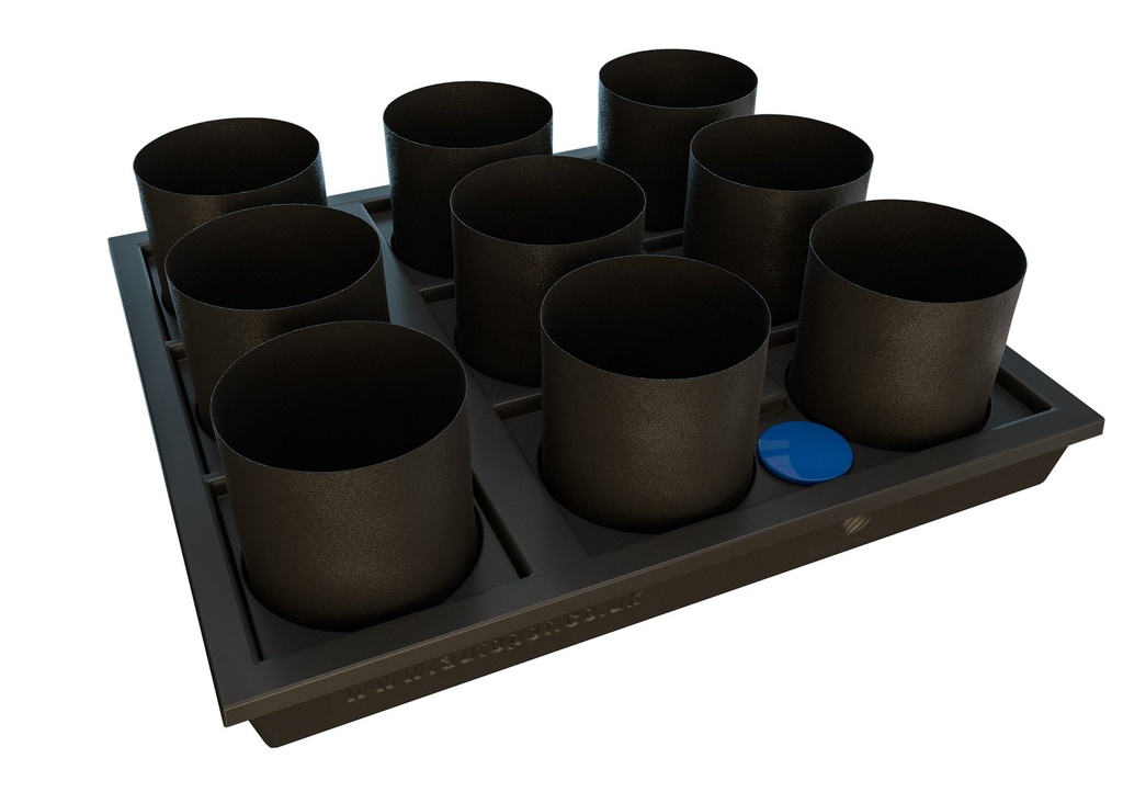 [AP-AUTO9XL/SMART] AutoPot Auto9 XL Tray-System mit 9 FlexiPot-Töpfen 20 l (ohne Tank)