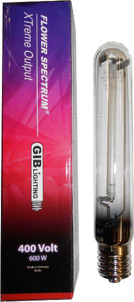 [13647] GIB Flower Spectrum XTreme Output HPS 600 Watt 400 Volt