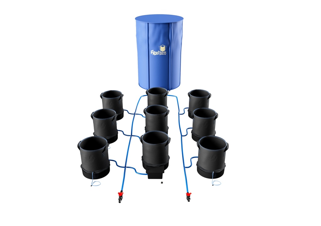 [10029] Autopot Flexipot 9 System (mit 100 l Flexi-Tank und Schlauch)