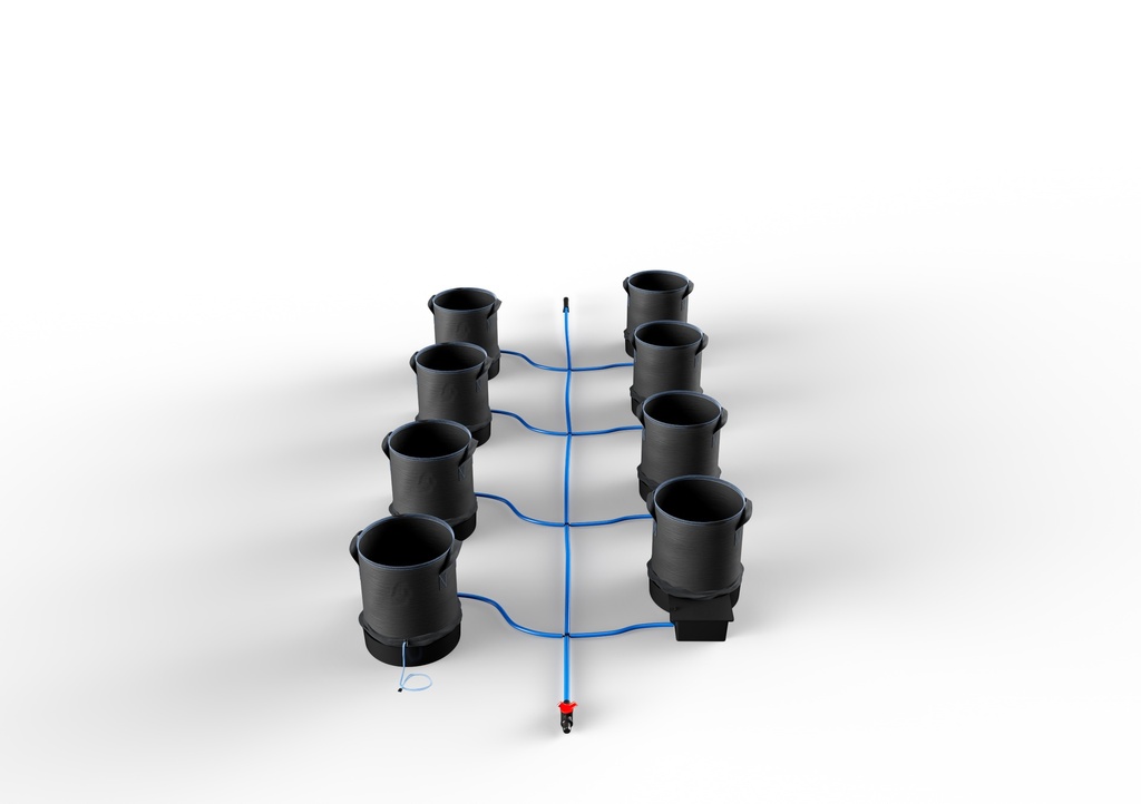 [10791] Autopot Flexipot 8 System (ohne Tank mit Schlauch)