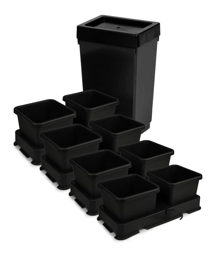 [15460] Autopot Komplettsystem, easy2grow 8 (8x 8,5 l Töpfe mit 47 l Tank und Schlauch)