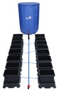 Autopot Komplettsystem, easy2grow 16 (16x 15l Töpfe mit 100 l Flexi-Tank und Schlauch)