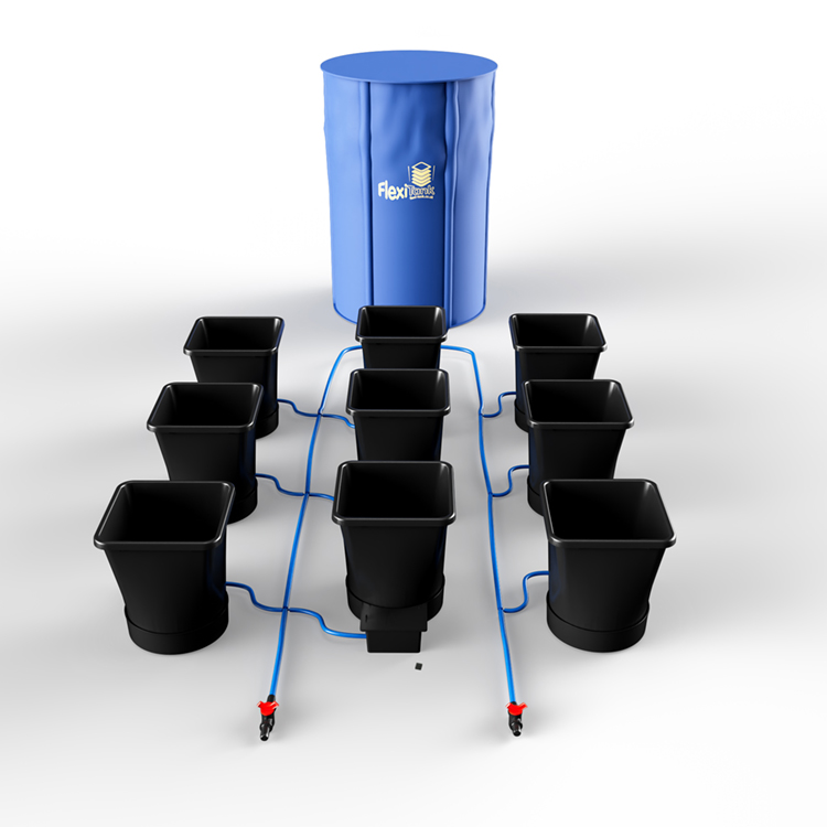 [15487] Autopot System, 1Pot XL 9 Töpfe (mit 100 l Flexi-Tank und Schlauch)