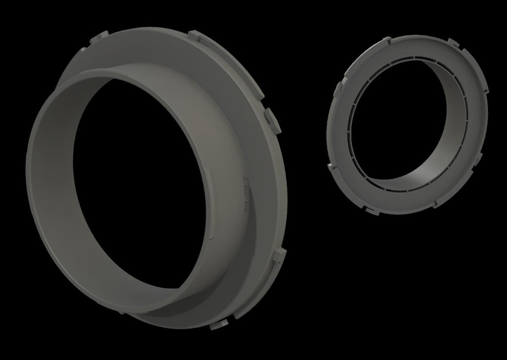 [10000] Secret Jardin Connector 125mm für Ducting Flange 16