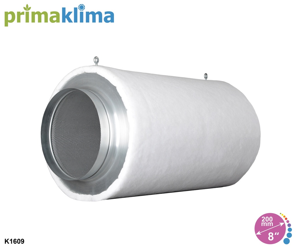 [10659] Prima Klima K1609 INDUSTRY Edition Carbon Filter 810m³/h 200mm Flansch