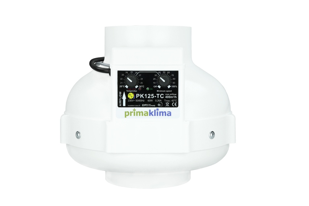 [10699] Prima Klima Fan 125 400m³/ h Temp. Controlled