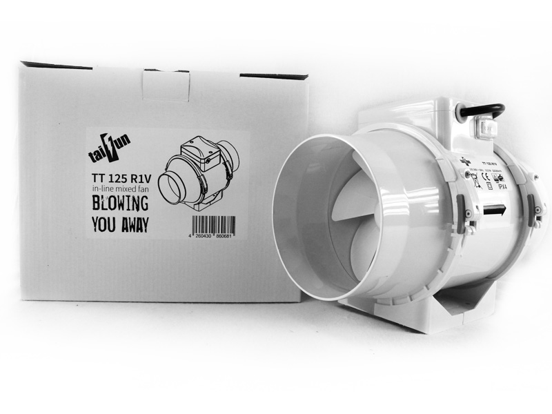 [10872] Taifun 2 Speed Inline Ventilator 220/280m³/h 125mm Flansch