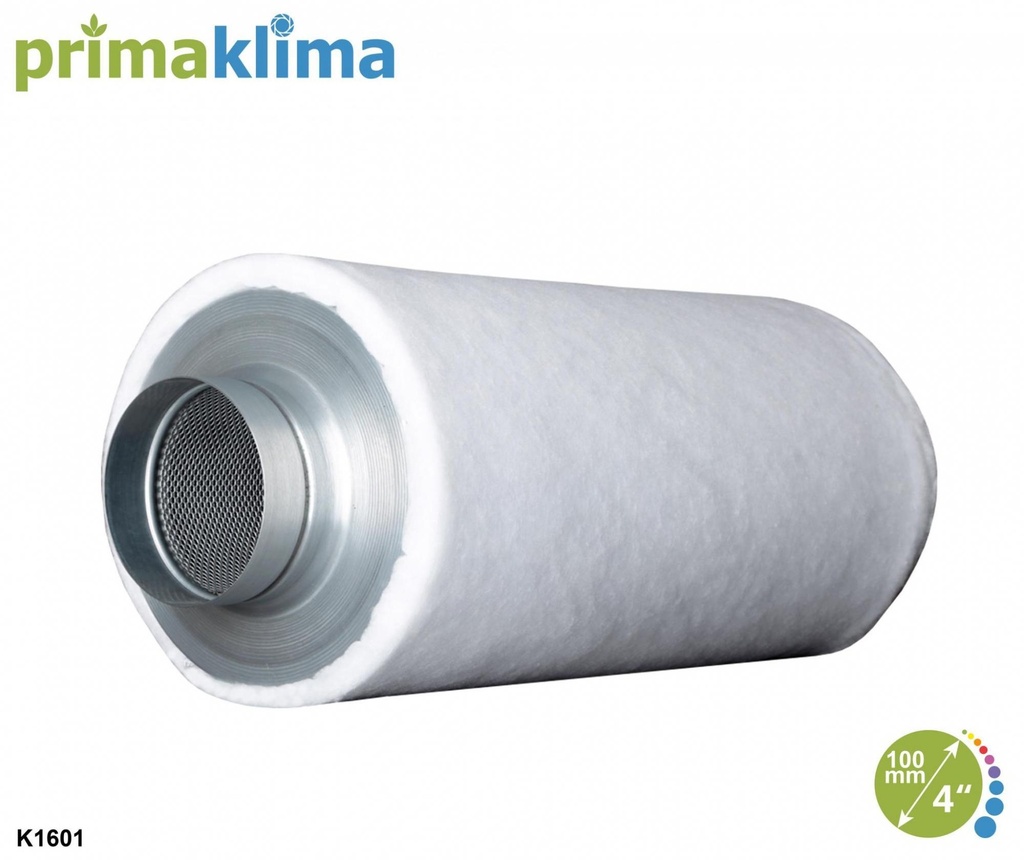 [11110] Prima Klima K1601 INDUSTRY Edition Carbon Filter 280m³/h 100mm Flansch 40cm lang