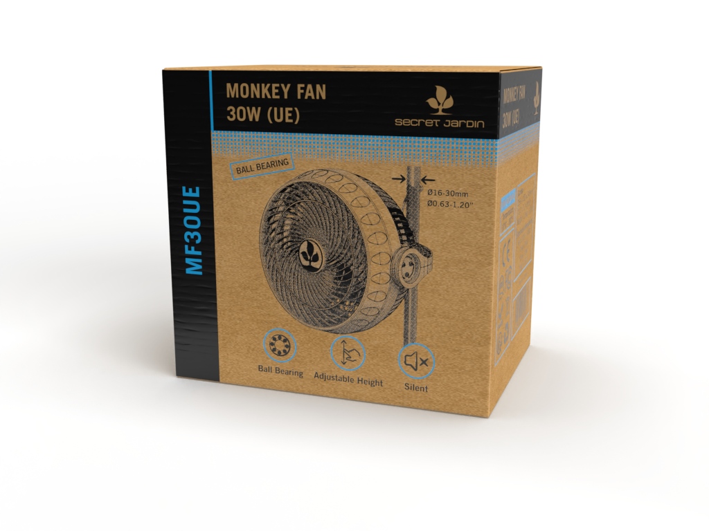 [11155] Secret Jardin Monkey Fan 18cm 30W Ball Bearing