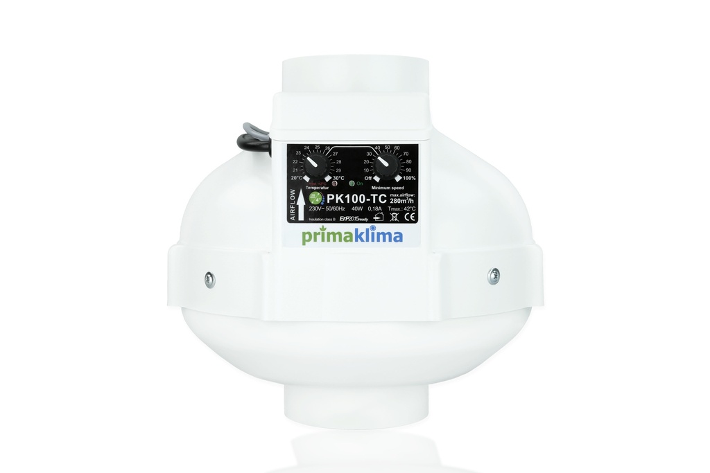[11170] Prima Klima Fan 100, 280m³/h Temp Controlled