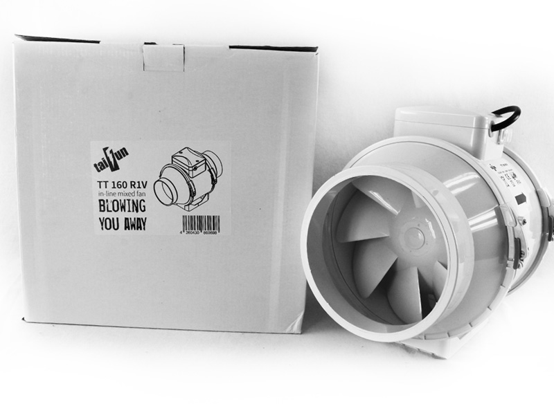 [11336] Taifun 2 Speed Inline Ventilator 405/520m³/h 160mm Flansch