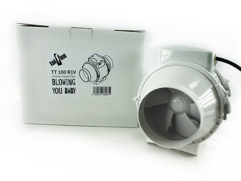 [11344] Taifun 2 Speed Inline Ventilator 145/187m³/h 100mm Flansch