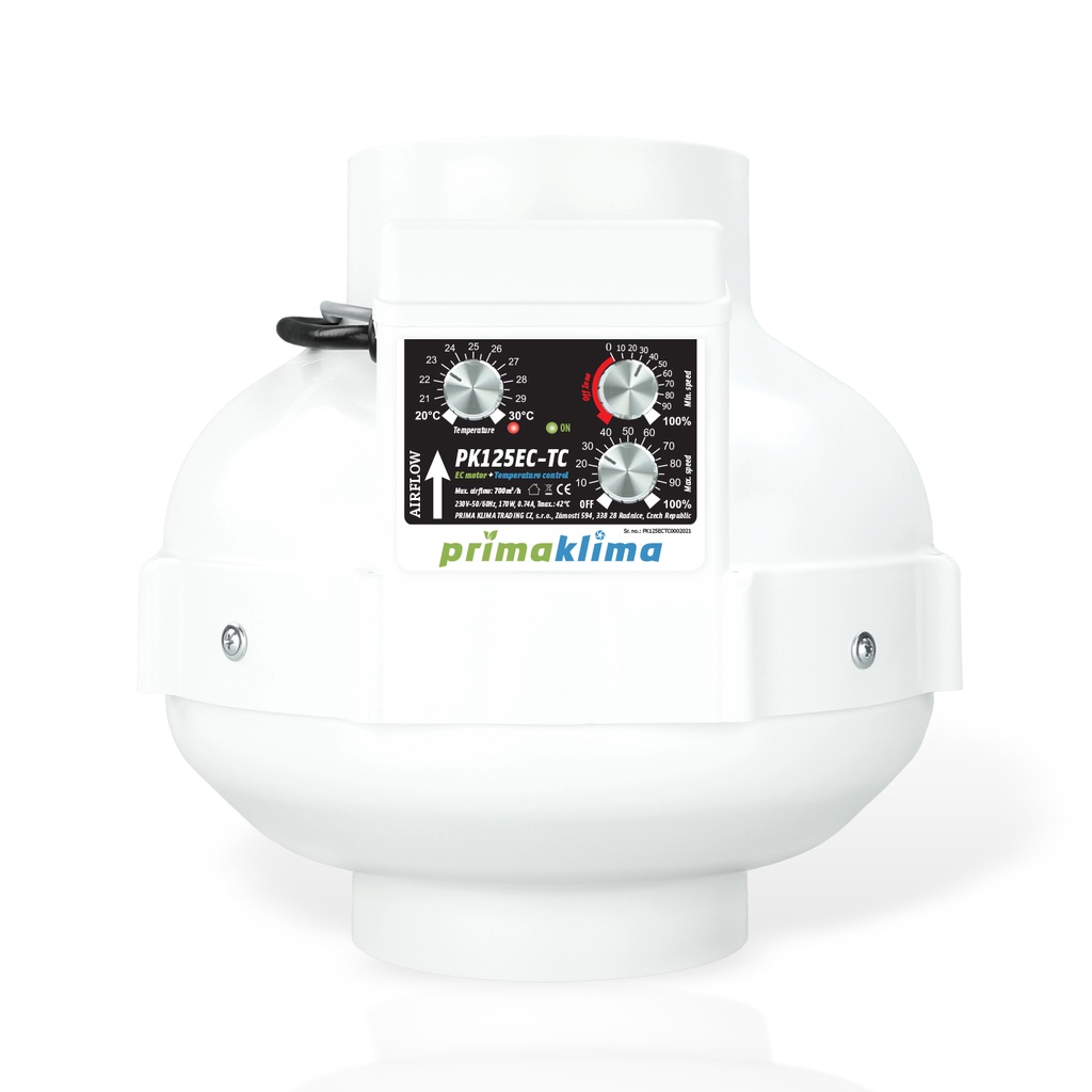 [11355] PrimaKlima PK150EC-TC (1100m³/h) mit Temp. Kontrolle