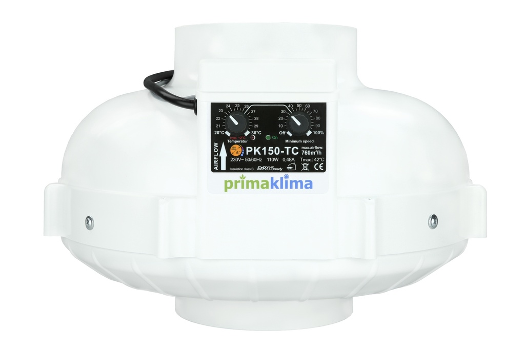 [11497] Prima Klima Fan 150-TC 760m³/ h Temp. Controlled