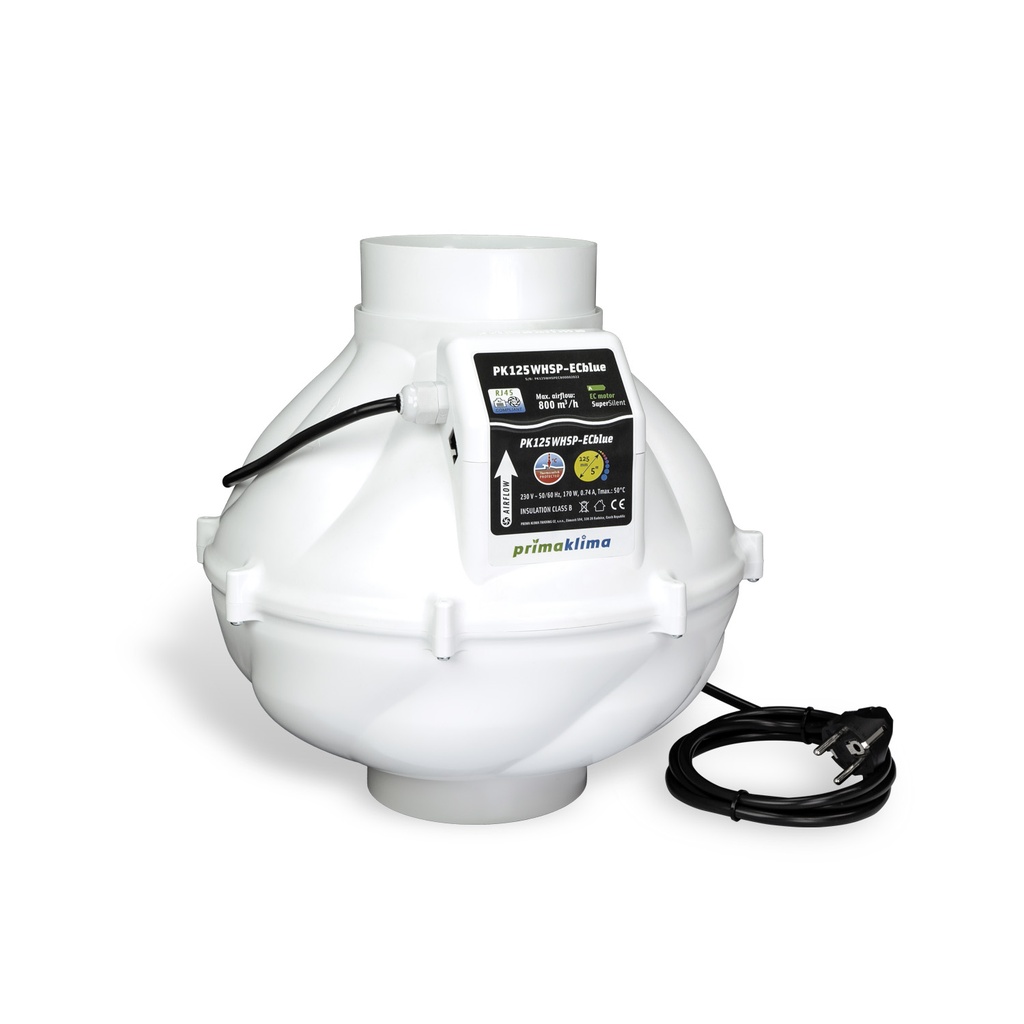 [11641] Prima Klima ECblue Whisperblower 800m³/h 125mm
