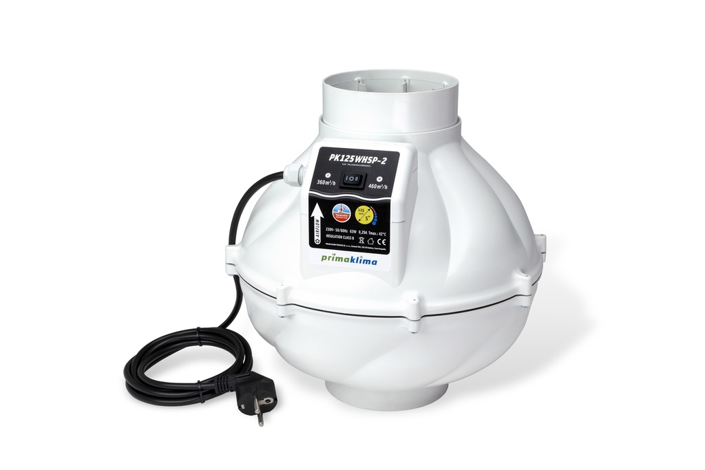 [11837] Prima Klima Whisperblower 2 Speed 360/460m³/h 125mm
