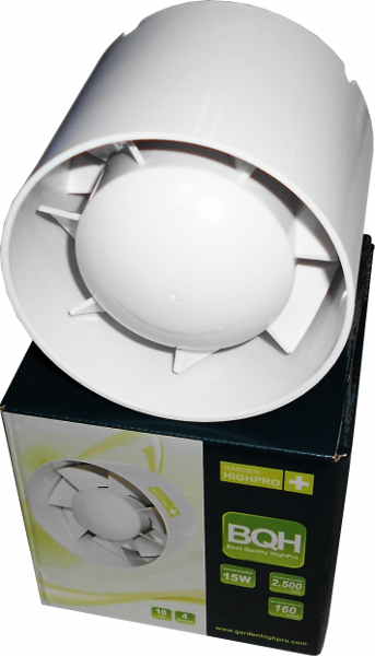 [13654] Garden Highpro Rohrventilator Ø125mm, 190m³/h