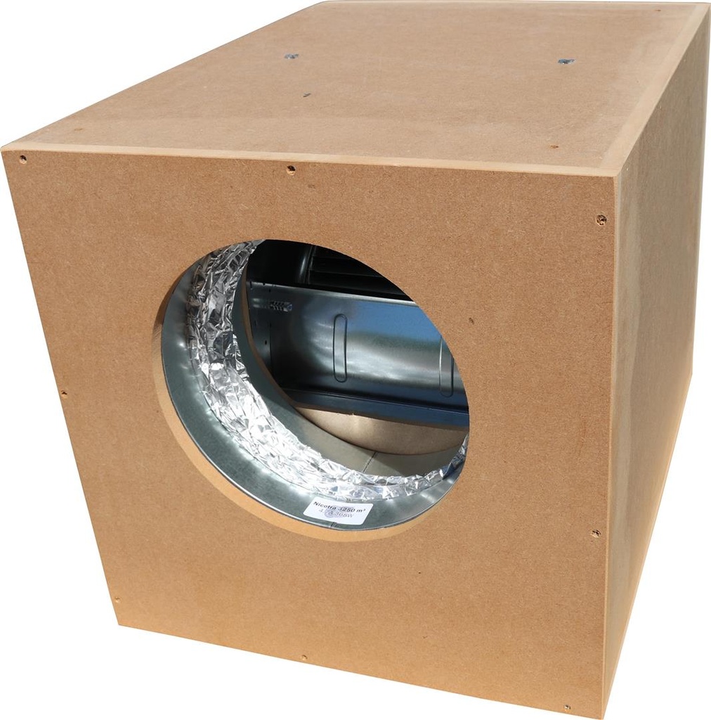 [13710] Airfan Schneckenhauslüfterbox 2500m³/h in:250mm out:250mm